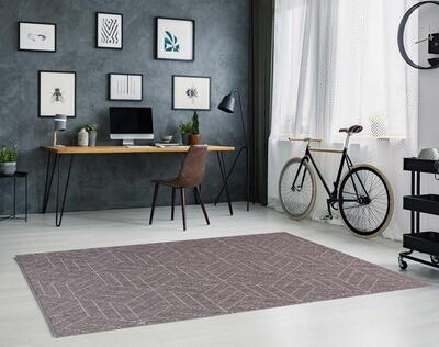 Udendørs tæppe, Brussels weave Cube Grey