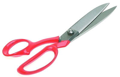 Tæppesaks 10" Orange Roberts - HØJREHÅND SAKS -