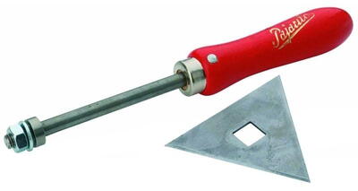 Trekantskraber - Klinge 58 mm. UDEN SKAFT! 