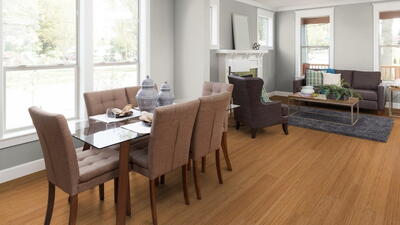 Moso Bamboo elite - Caramel side pressed mat lak 