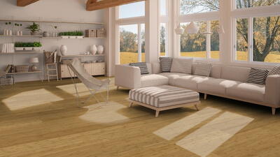 Moso Bamboo elite - Caramel plain pressed mat lak 