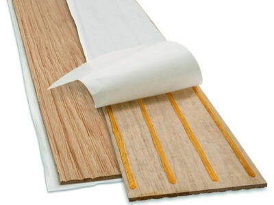 Haro vægbeklædning limsystem Nevada - Afrikansk Eg light River invisible