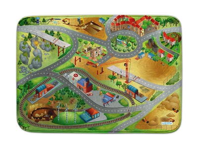 Byggepladsen - Legetæppe til børneværelset