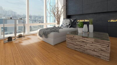 Moso Topbamboo - Side Pressed Caramel børstet, mat lak 