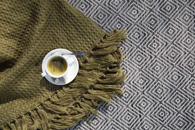 Terazza Ivory Silver/Grey - Udendørs tæppe  