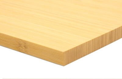 19 mm bambusplade - Side pressed, Natural