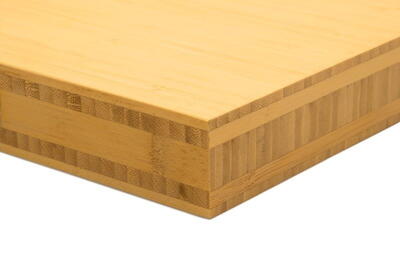 40 mm bambusplade - Side pressed, Natural