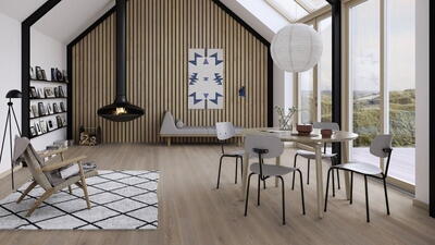 BOEN Eg India Grey Live Pure, Plank  