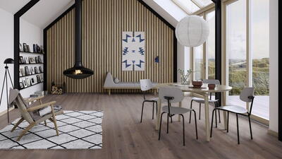 BOEN Eg Elephant Grey Live Pure, Plank 