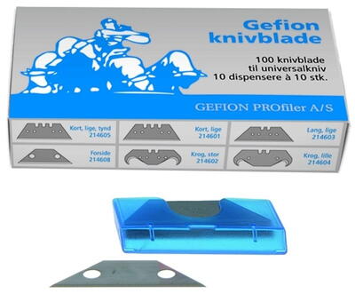 Knivblade til forsideskærer - Pk. a' 10 stk. -