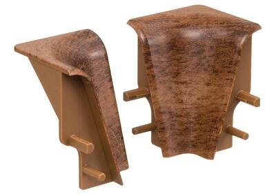 Plasthjørne - indvendig, 19 x 39 mm. 