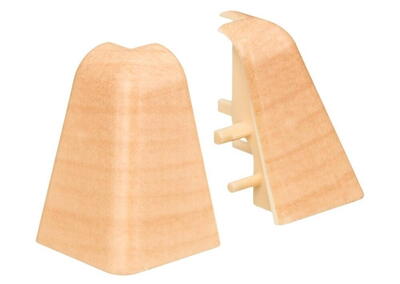 Plasthjørne - udvendig, 19 x 39 mm. 