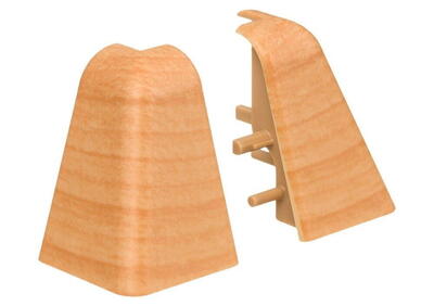 Plasthjørne - udvendig, 19 x 39 mm. 