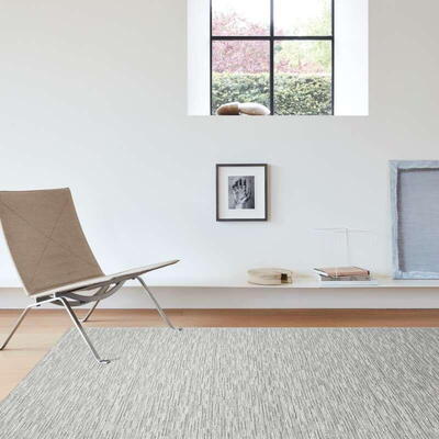 Faro - Fladvævet uld tæppe, Grå 