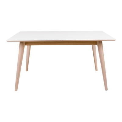 Copenhagen hvidt Spisebord inkl. tillægsplader 