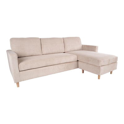 Firenze Sofa i sandfarvet fløjl