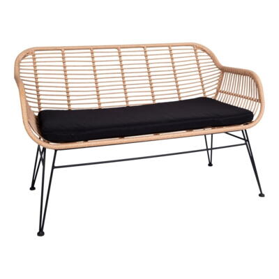Trieste naturlig rattan Sofa