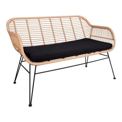 Trieste naturlig rattan Sofa