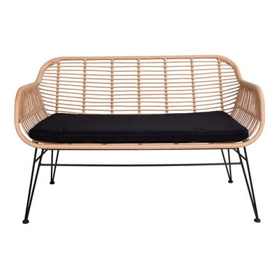 Trieste naturlig rattan Sofa