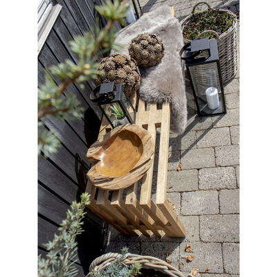 Benidorm Bænk i teaktræ 