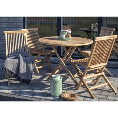 Toledo Teak Spisebordstol, 2 stk. 