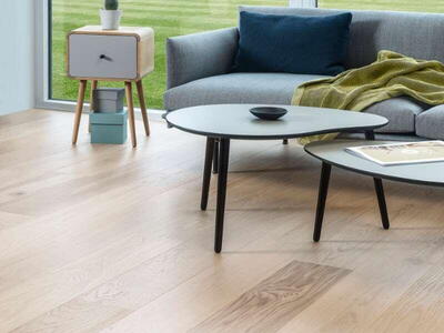 Timberman Slotsplank - Eg, Accent, hvid 