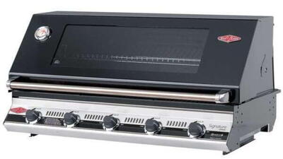 Billedet viser grillen med 
 5 brændere.