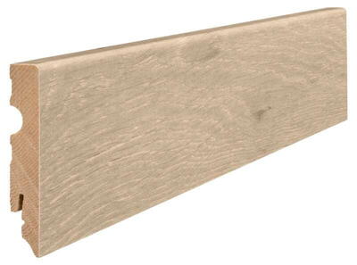 Fodpanel til Laminatgulv, 15 x 80 mm. (vandresistente) 