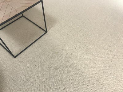 Væg til væg tæppe i uld - Alfa, Hvid