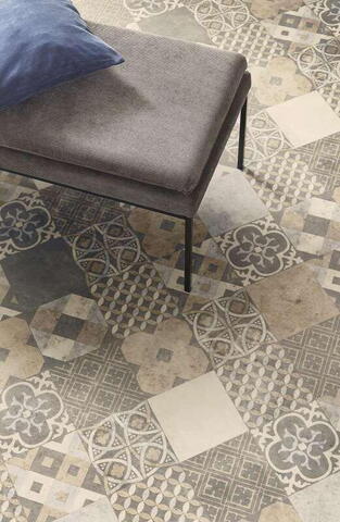 Tarkett Iconik Trend 240 - Zaragoza Tile, Cement