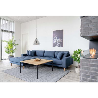 Lido Lounge Sofa - venstrevendt i mørkeblå 