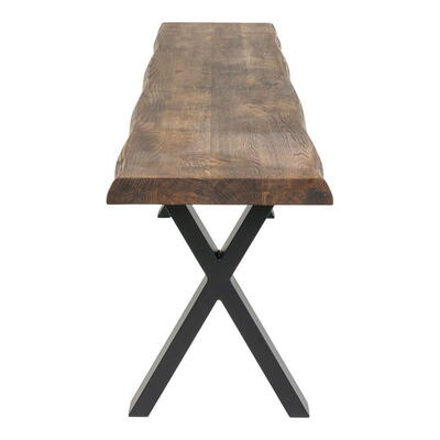 Toulon Bænk i røget olieret eg 