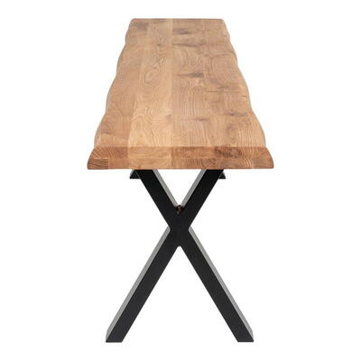 Toulon bænk i olieret egetræ 