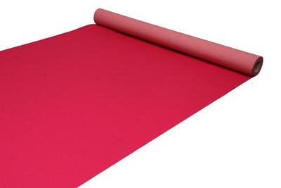 Pink Løber i nålefilt - 2 meter bredde