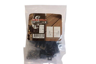 Cobra ende monteringsclips til Bambus X-treme