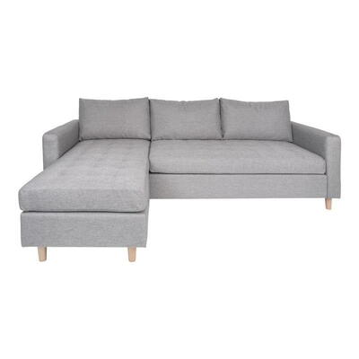 Firenze Sofa, Lys grå med træben 