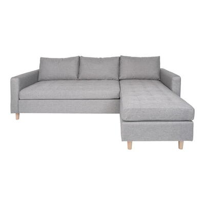 Firenze Sofa, Lys grå med træben 