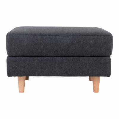 Bologna Puf, Mørkegrå med træben 