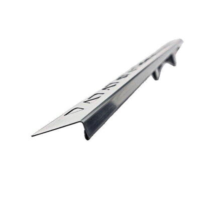 Click'n Tile afslutningsliste i rustfri stål