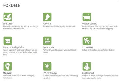 Moland Purline Organic Flooring, Calistoga Grey 