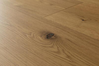 Bjelin hærdet eg, JULARP bred planke, naturel matlak 