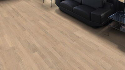 Haro parketgulv - Eg lyse hvid Naturale børstet n+ 