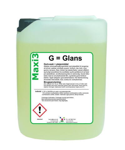 Besma Maxi 3 G - gulvvask og gulvplejemiddel 
