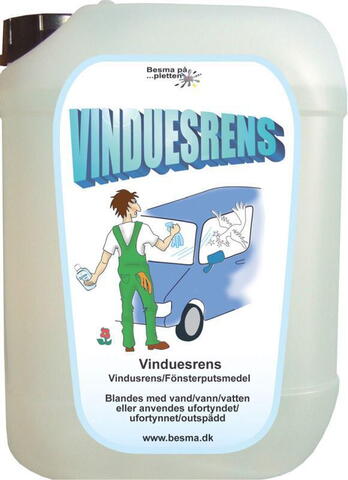 Besma Vinduesrens - Vaske og blankemiddel 