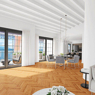 Wiking Q-loc Woodura Eg sildeben - Ubehandlet 