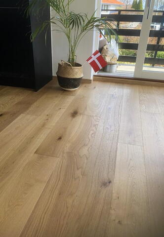 FloorMaster Herregårdsplank - Eg natur mat lak 220 mm.