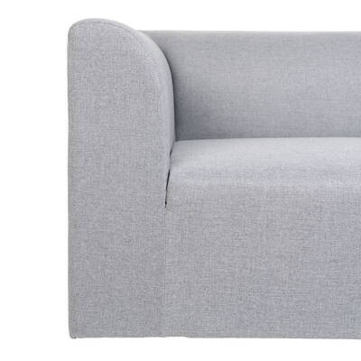 Alba Lounge Sofa lysegrå - højrevendt 