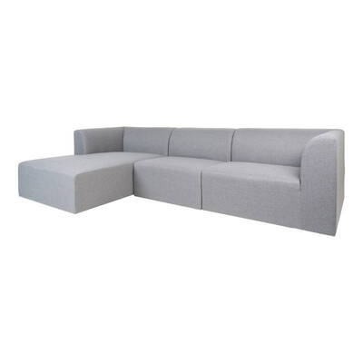 Alba Lounge Sofa lysegrå - venstrevendt 