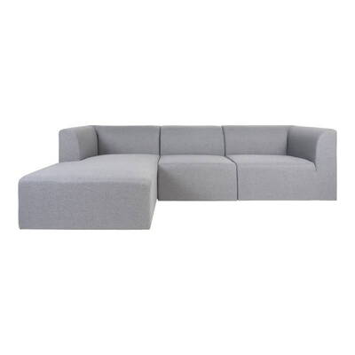 Alba Lounge Sofa lysegrå - venstrevendt 