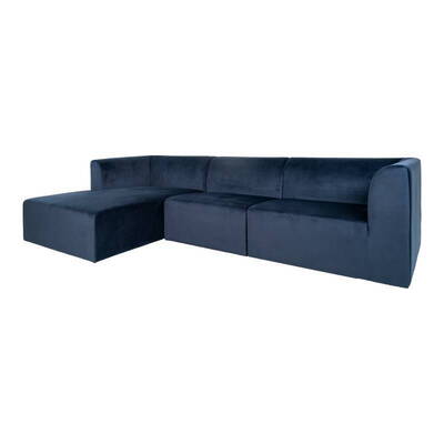 Alba Lounge Sofa mørkeblå - venstrevendt 